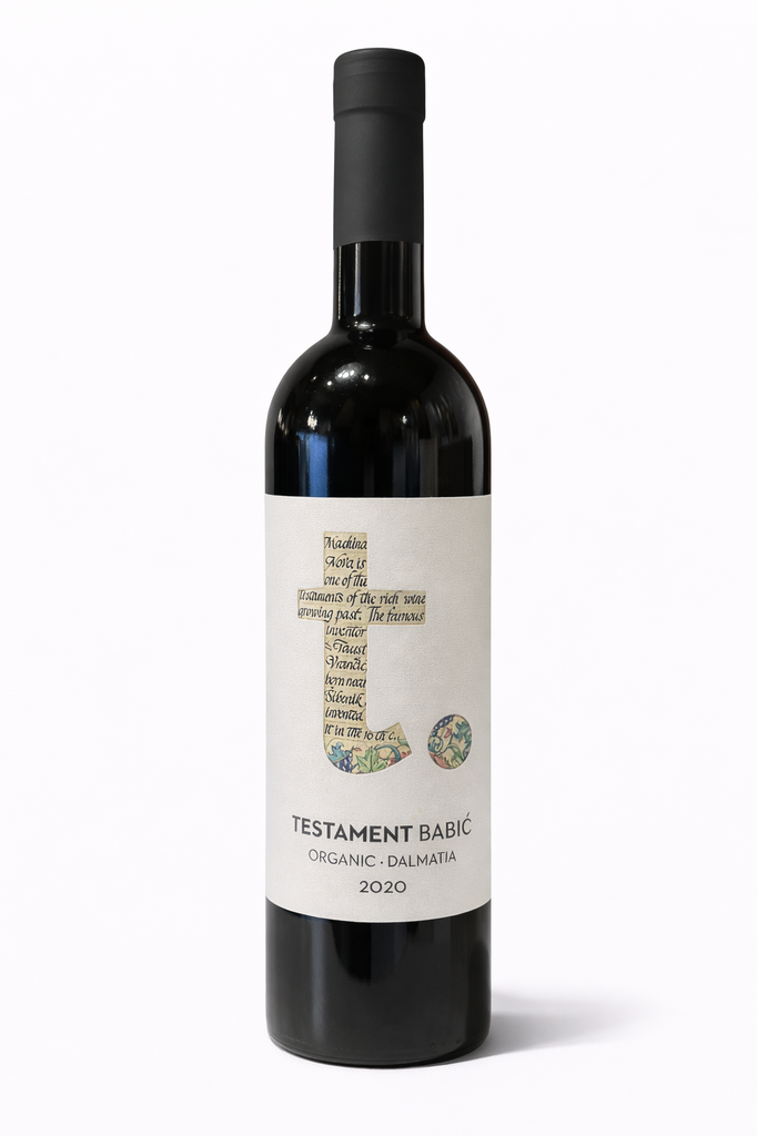 Testament Winery, Babic, 2022, Croatie, 0.75 Rouge